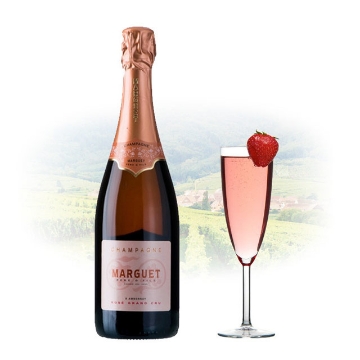 图片 Marguet Brut Rose Grand Cru Champagne 750 ml, MARGUETROSE