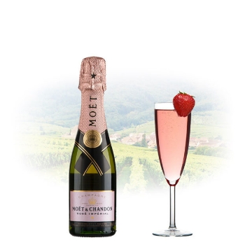 图片 Moet & Chandon Rose Imperial Champagne 375ml (Half Bottle), MOETROSE375