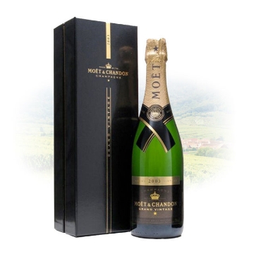 图片 Moet & Chandon Grand Vintage Blanc 2003 Champagne 750 ml, MOETGRAND2003