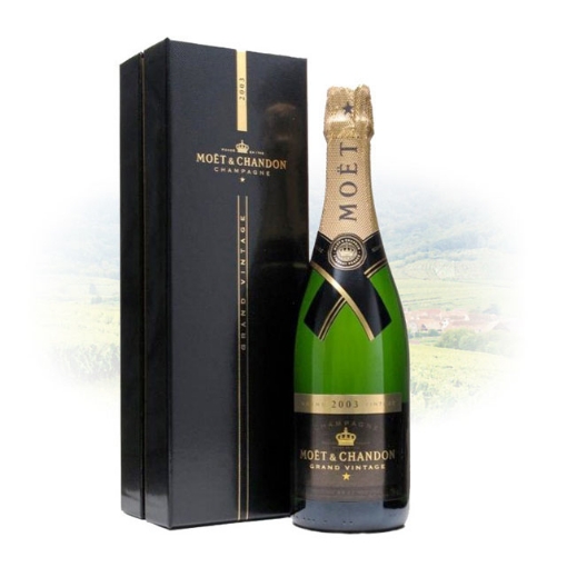 图片 Moet & Chandon Grand Vintage Blanc 2003 Champagne 750 ml, MOETGRAND2003