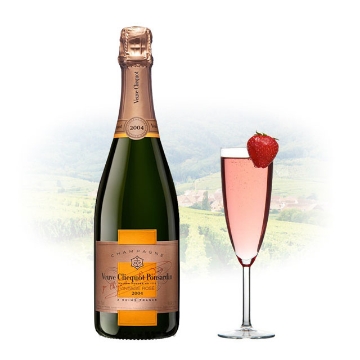 图片 Veuve Clicquot Rose Vintage 2004 Champagne 750 ml, VEUVEROSE2004