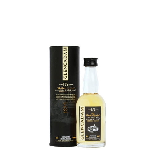 图片 Glencadam 15 Year Old Single Malt Whisky 50ml Miniature, GLENCADAM15