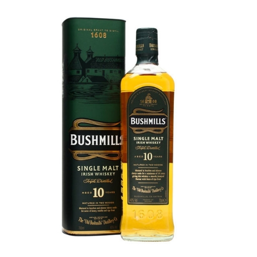 图片 Bushmills 10 Year Old Single Malt Irish Whiskey 700 ml, BUSHMILLS10