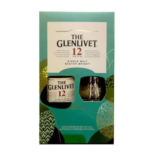 图片 Glenlivet 12 Year Old Gift Pack 700 ml, GLENLIVET12GIFT