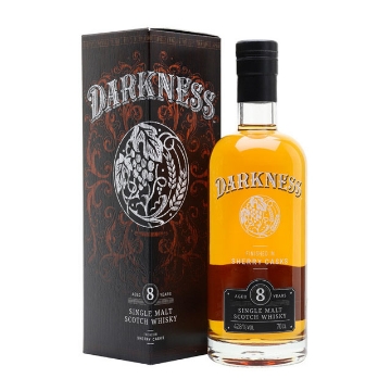 图片 Darkness 8 Year Old Sherry Cask Finish Single Malt Whiskey 700 ml, DARKNESS8SHERRY