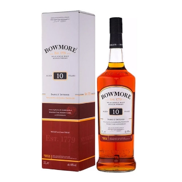 图片 Bowmore 10 Year Old Single Malt Scotch Whisky 700 ml, BOWMORE10