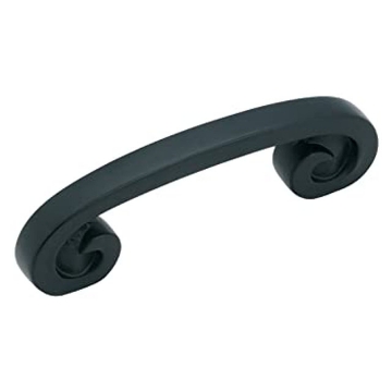 图片 Amerock Door Pull and Knob Black, AR9337FB