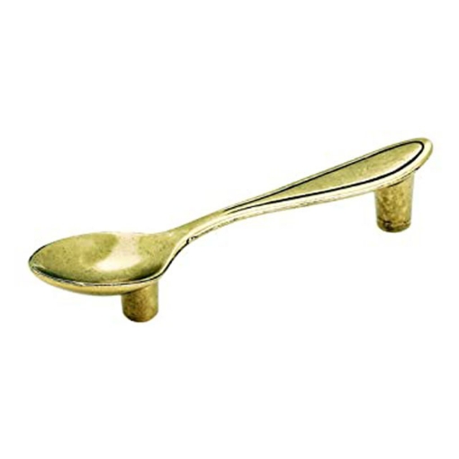 图片 Amerock Pull Spoon Regency Brass and Saturated Chrome, AR9330R1