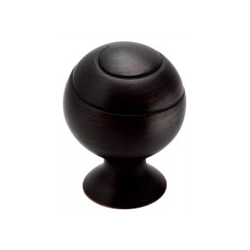 图片 Amerock Knob Ball Black, AR9338FB