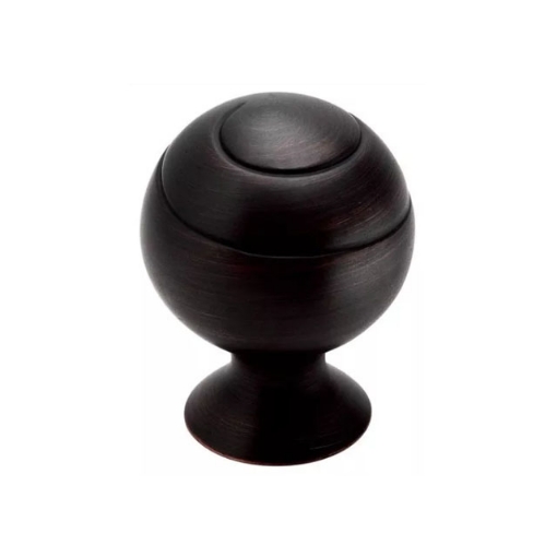 图片 Amerock Knob Ball Black, AR9338FB