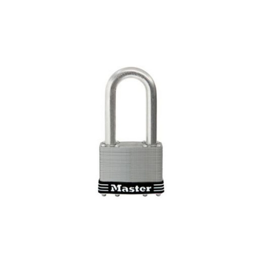 图片 Master Lock Padlock Laminated Satin Steel 64mm 64mm Shackle, MSP15SSKADLJ