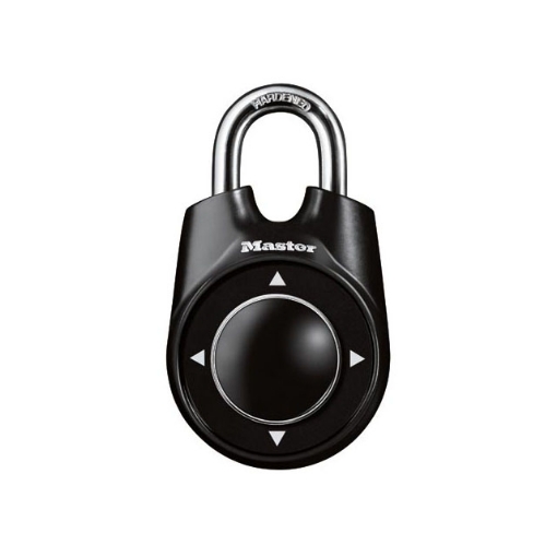 图片 Master Lock Padlock Speed Dial Combination 54mm 25mm Shackle (Black, Red, Blue, Purple), MSP1500IDBLK