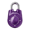 图片 Master Lock Padlock Speed Dial Combination 54mm 25mm Shackle (Black, Red, Blue, Purple), MSP1500IDBLK