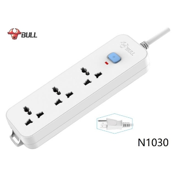 图片 Bull Extension Board 3 Outlets 1 Switch, N1030