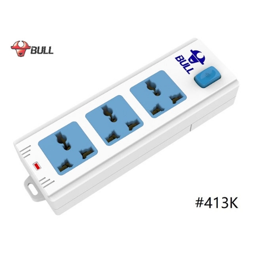 图片 Bull Extension Board 3 Gang Rewireable with Switch, 413K