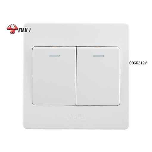 图片 Bull 2 Gang 3 Way Switch Set (White), G06K212Y