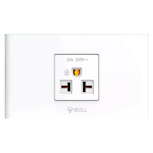 图片 Bull 1 Gang Air Tandem Outlet Set (White), G04Z110