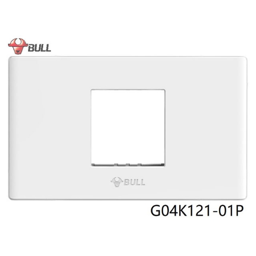 图片 Bull 1 Gang Plate (White), G04K121-01P