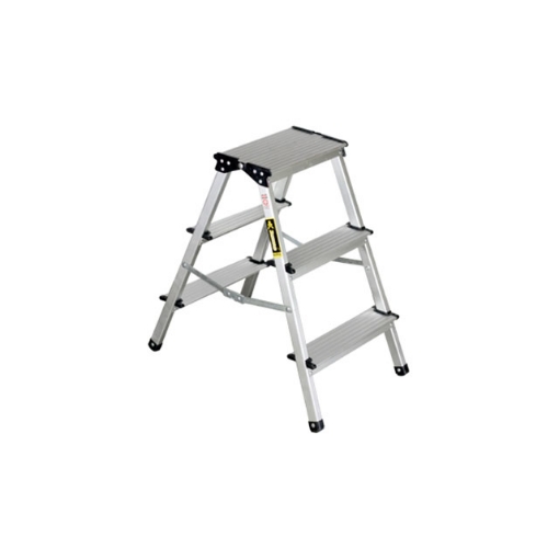 图片 Jinmao Aluminum 3 Steps Folding Step Ladder, JMA082203