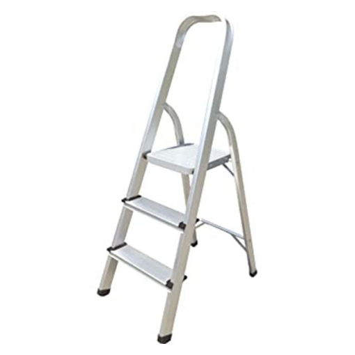 图片 Jinmao Aluminum 3 Step Household Ladder 150 kg, JMA017103