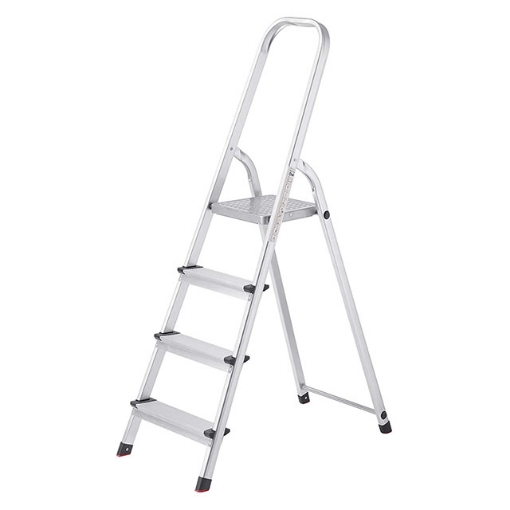 图片 Jinmao Aluminum 4 Steps Household Step Ladder 150 kg, JMA017104