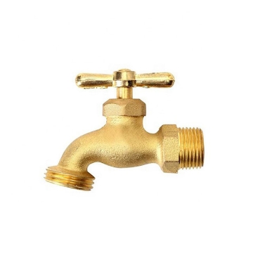 图片 Omega Brass Faucet Screw Type with Hose Bib 1/2 in x 3/4 in(Small and Large), BC-1120