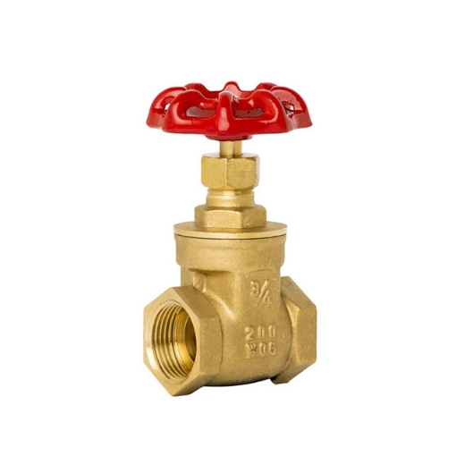 图片 Omega Brass Gate Valve (1/2 in, 3/4 in, 1 in, 1 1/4 in, 1 1/2 in, 2 in), GV-3000-05