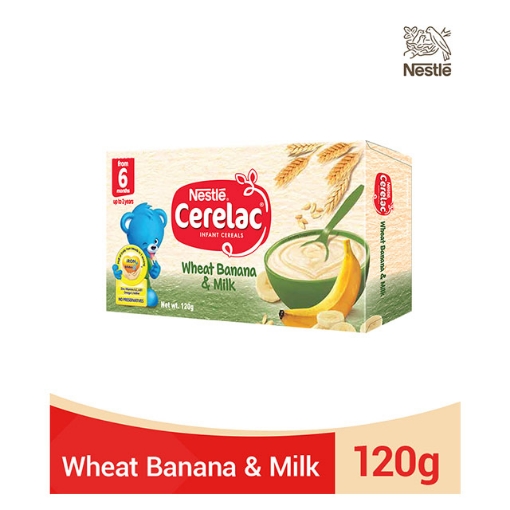 图片 Nestle Cerelac Wheat Banana and Milk 120g, CER01