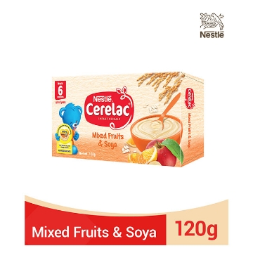 图片 Nestle Cerelac Mixed Fruits and Soya 120g, CER02