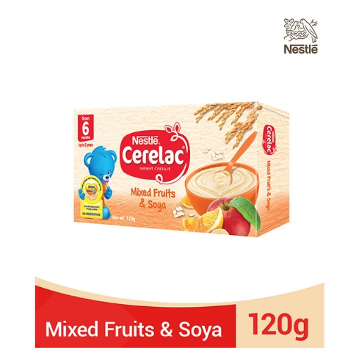 图片 Nestle Cerelac Mixed Fruits and Soya 120g, CER02