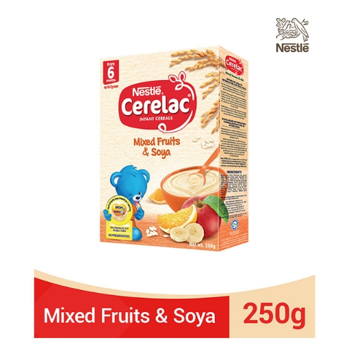 图片 Nestle Cerelac Mixed Fruits and Soya 250g, CER26