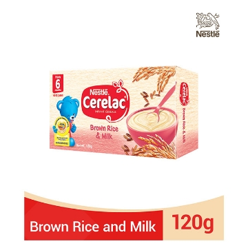 图片 Nestle Cerelac Brown Rice and Milk 120g, CER08