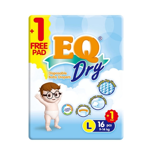 图片 EQ Diaper Dry Large 16+1's, EQ029AY