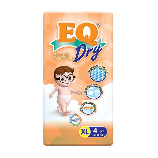 图片 EQ Diaper Dry Xtra Large 4's, EQ036Y