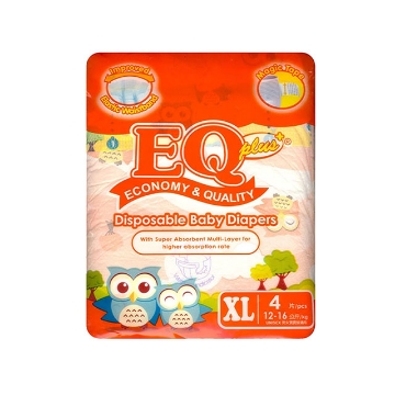 图片 EQ Diaper Plus Xtra Large 4's, EQ006