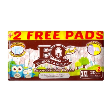 图片 EQ Diaper Plus XXL 20+2's, EQ005A