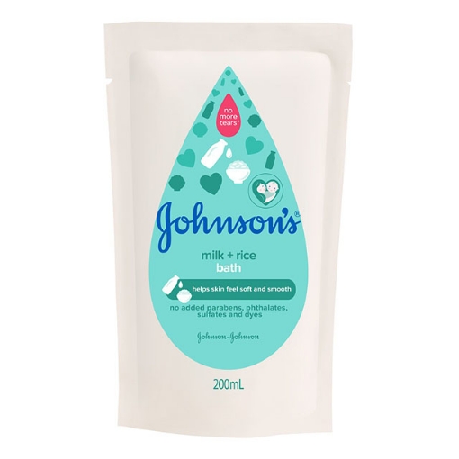 图片 Johnson's Baby Bath Milk + Rice Refill 200 ml, JOH52