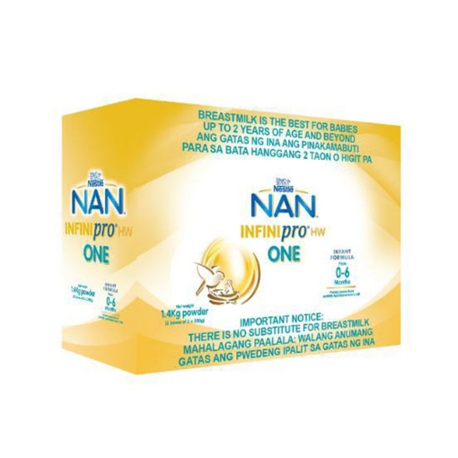 图片 Nestle NAN InfiniPro HW One Infant Formula for 0-6 Months 1.4 kg, NANHWONE