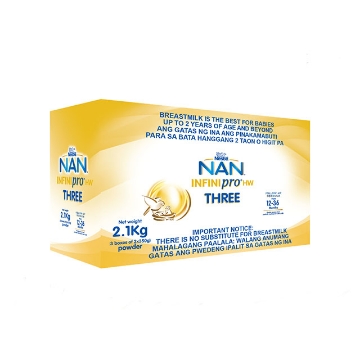 图片 Nestle NAN InfiniPro HW Three Milk Supplement for Children 1-3 Years Old 2.1 kg, NANHW2.1