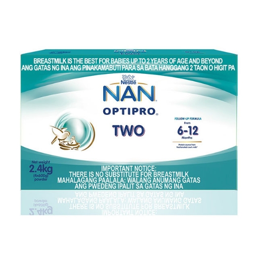 图片 Nestle NAN OptiPro Two Infant Formula for 6-12 Months 2.4 kg, NANTWO2.4