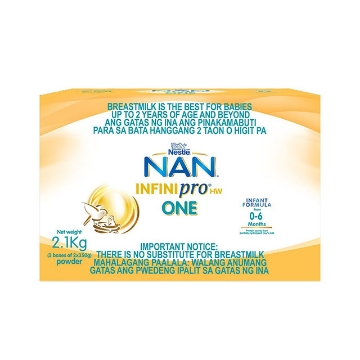 图片 Nestle NAN InfiniPro HW One Infant Formula for 0-6 Months 2.1 kg, NANONE2.1