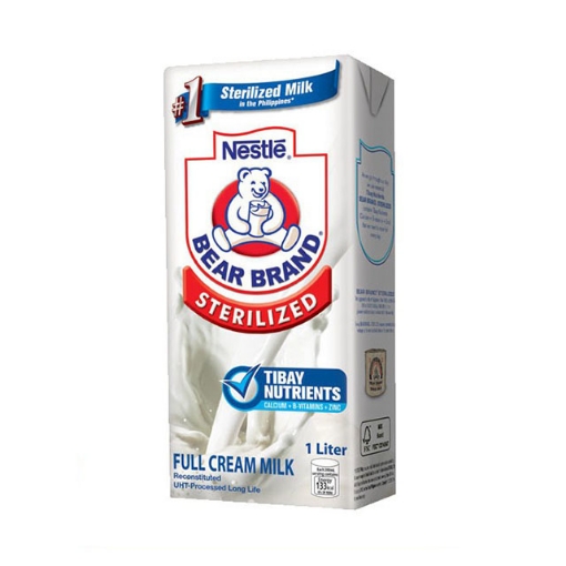 图片 Nestle Bearbrand Sterilized UHT Milk 1L, BEARBRANDSTERILIZED