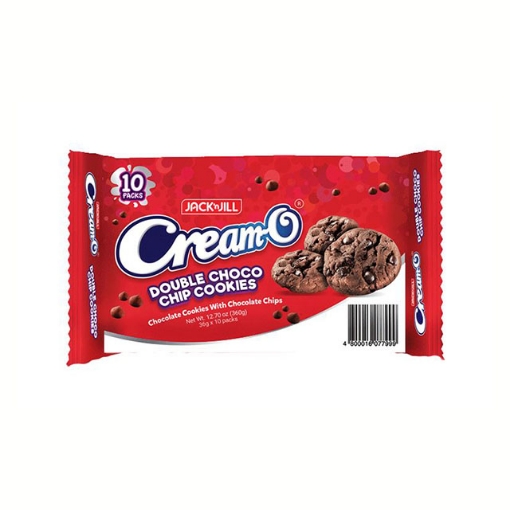 图片 Jack 'N Jill Cream-O Double Choco Chip 36g 10 packs, CRE15