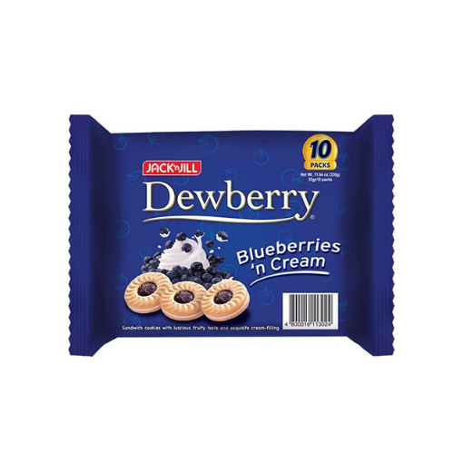 图片 Jack 'N Jill Dewberry (Blueberries and Cream, Blueberry Cheesecake, Strawberries and Cream) 33g 10 packs, DEW02