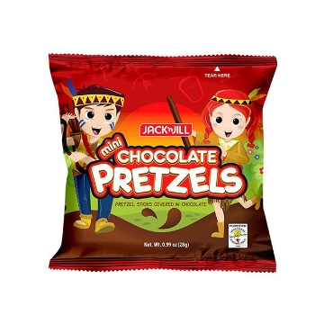 图片 Jack 'N Jill Chocolate Pretzels Mini 28g, JAC41