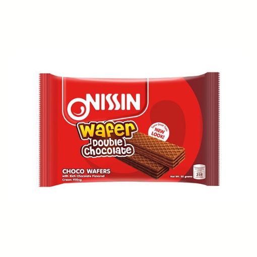 图片 Nissin Wafer Double Chocolate 55g, NIS12