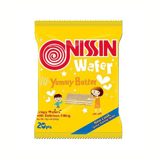 图片 Nissin Wafer Yummy Butter 12g 20 packs, NIS04