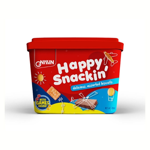 图片 Nissin Happy Snackin' Tub Biscuit 700g, NIS58A