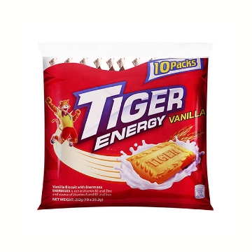 图片 Tiger Crackers Energy Biscuit Vanilla 42g 10 packs, TIG12