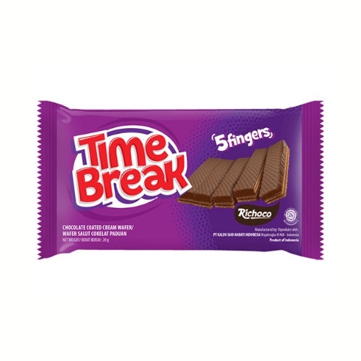 图片 Richoco Time Break Chocolate 20g 10 packs, RIC29